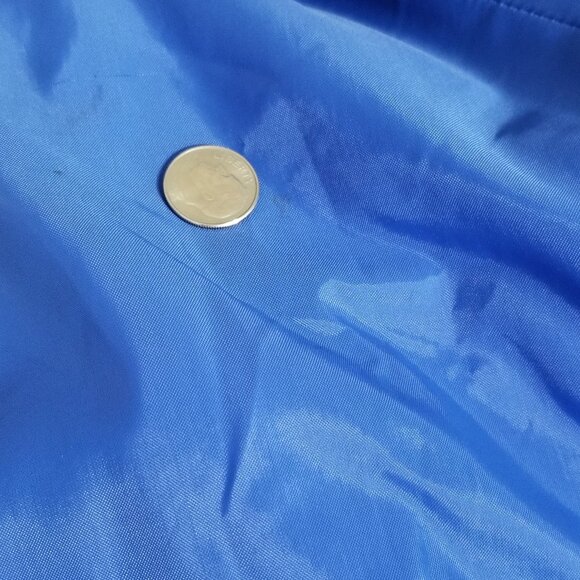 VTG AAmco S Shop Jacket Fleece Lined Auto Mechanic Grease Monkey Snap USA Patch - Picture 10 of 13